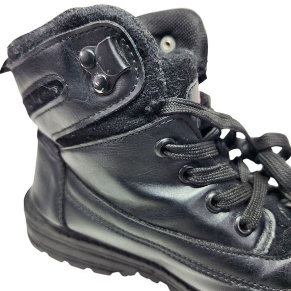 Ecko Unlimited Black Kids Youth Boots Size 6 Lace Up - Picture 8 of 13